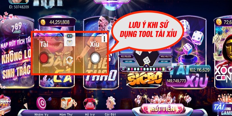 Lưu ý khi sử dụng Tool Hack Tài Xỉu